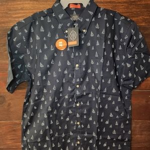 Men's XL St. John's Bay button down short sleeve